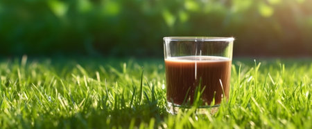 Generative AI : Wheatgrass juiceの素材