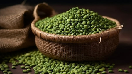 Generative AI : Mung beanの素材