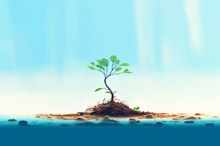 Generative AI : tree growingの素材