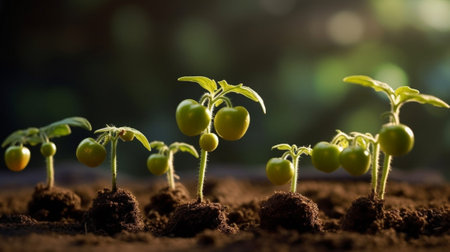 Generative AI : Growing plantingの素材