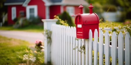 Generative AI : Red mailboxの素材