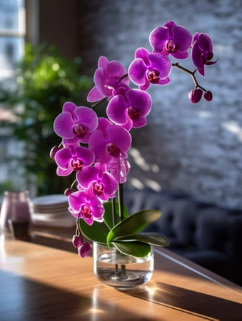 Generative AI : Orchid plantの素材