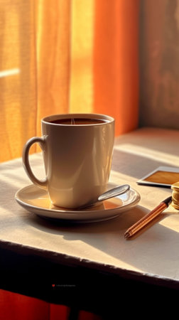 Generative AI : a cup of coffeeの素材