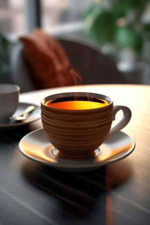 Generative AI : a cup of coffeeの素材