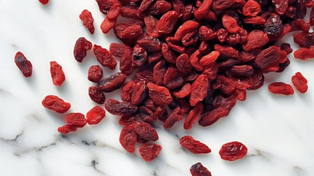 Generative AI : dried cranberriesの素材
