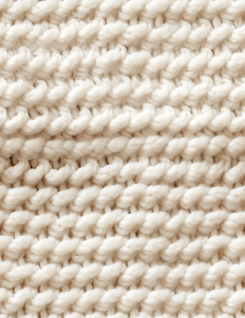 Generative AI : White Sweater Texture Backgroundの素材