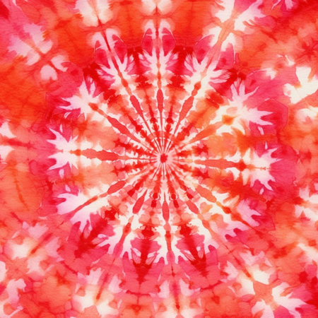 Generative AI : red stripe tie dye pattern backgroundの素材