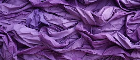 Generative AI : crumpled purple paper backgroundの素材