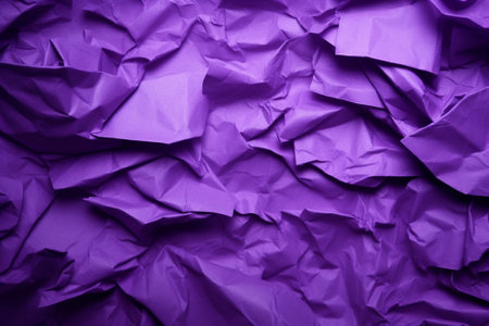 Generative AI : crumpled purple paper backgroundの素材