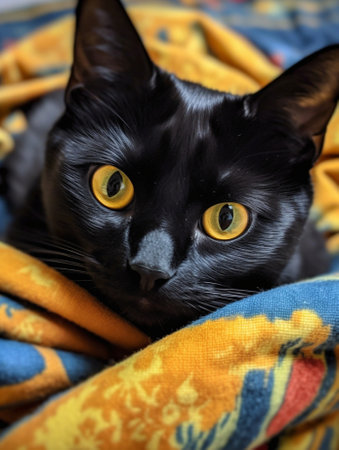 Generative AI : cat with homemade natural soap turmeric and bamboo charcoal soapの素材