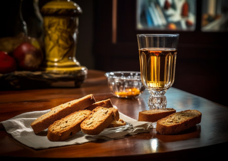 Generative AI : homemade cranberry biscottiの素材