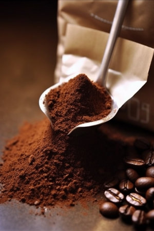 Generative AI : ground coffee soaked in cold water unplugged home brew coffee how to make cold brew coffeeの素材