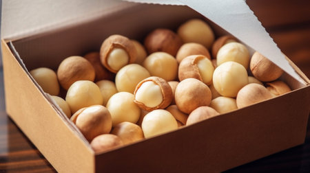Generative AI : macadamia nutsの素材
