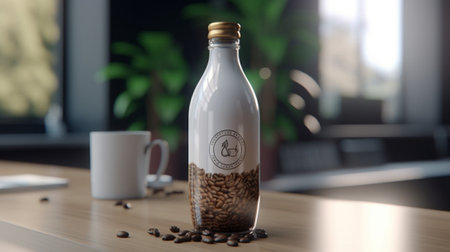 Generative AI : Instant coffee bottleの素材