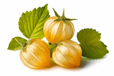 Generative AI : Fresh organic physalis fruitcape gooseberryの素材