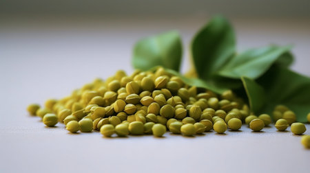 Generative AI : green mung beansの素材