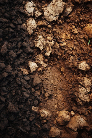Generative AI : soil texture backgroundの素材