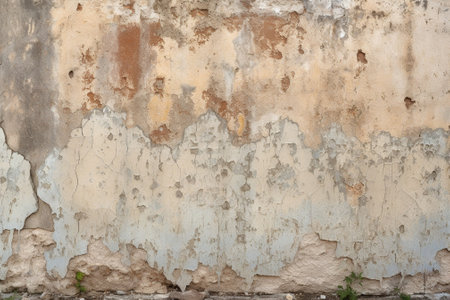 Generative AI : wall texture background old building facadeの素材