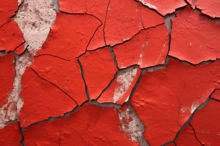 Generative AI : distressed background cracked wall texture background red marble slab batik pattern backgroundの素材