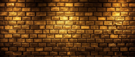 Generative AI : cellar brick wall background texture and with beam of lightの素材