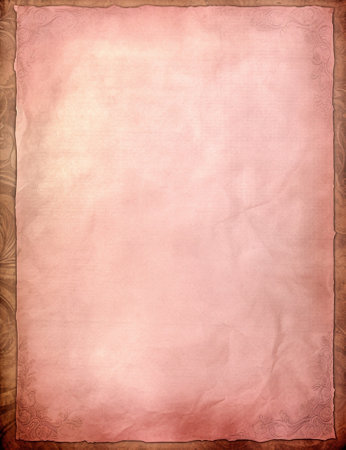 Generative AI : old grunge paper pink backgroundの素材