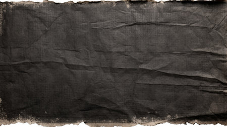 Generative AI : old paper texture or upholstery fabric texture black backgroundの素材