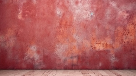 Generative AI : red concrete interior plaster backgroundの素材
