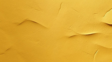 Generative AI : yellow concrete background plaster wallの素材