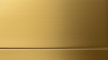 Generative AI : gold metal texture background smooth plate surface decorative seamless backgroundの素材