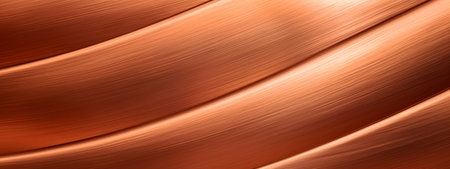 Generative AI : copper background smooth metal texture backgroundの素材