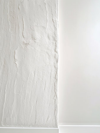 Generative AI : white wall texture background and delicate vignetteの素材