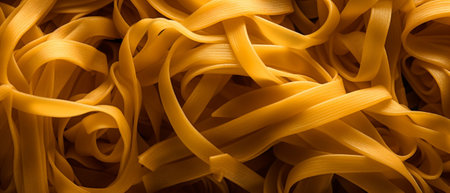Generative AI : Background from dry raw yellow big spaghettiの素材