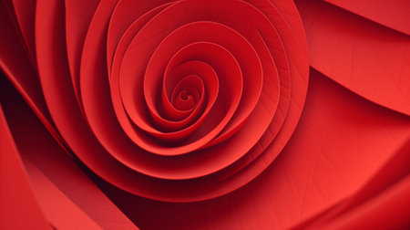 Generative AI : red swirl background abstract texture rose shapeの素材