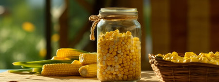 Generative AI : Canned cornの素材