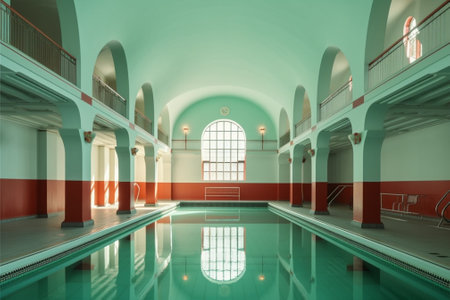 Generative AI : Lazienki Park Baths Park or Royal Baths also rendered Royal Baths Park is the largest park in Warsaw Polandの素材