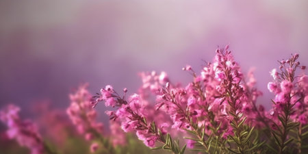Generative AI : Blooming heatherの素材