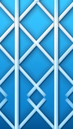 Generative AI : blue abstract background for business advertising modern grid textureの素材