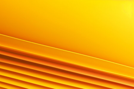 Generative AI : yellow background with strips texture pattern and orange vignetteの素材