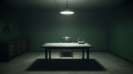 Generative AI : interrogation roomの素材