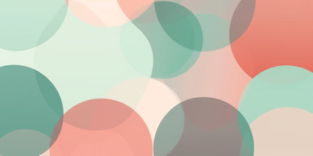 Generative AI : abstract background texture circle pattern pastel colorsの素材