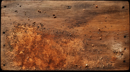 Old Wooden Kitchen Board Texture Background : Generative AIの素材