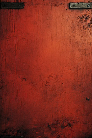Red Dusty Wooden Tabletop Texture : Generative AIの素材