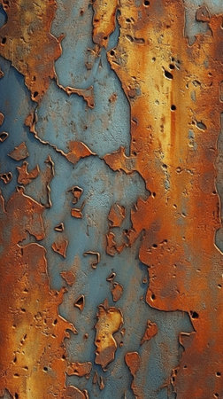 Rusted Metal Sheet Texture : Generative AIの素材
