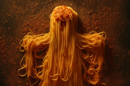 Spaghetti Background : Generative AIの素材