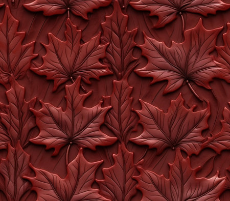 Maple Leaves Texture : Generative AIの素材