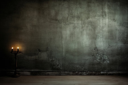 Old Dark Wall Background : Generative AIの素材