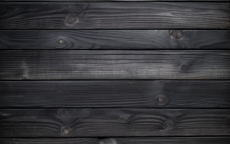 Black Wooden Board Texture : Generative AIの素材
