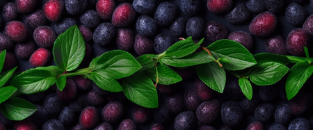 Kalina Texture Russian Berry Background : Generative AIの素材
