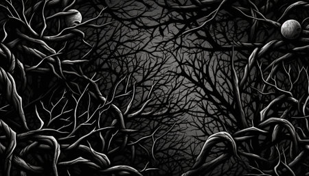 Blackthorns Background : Generative AIの素材
