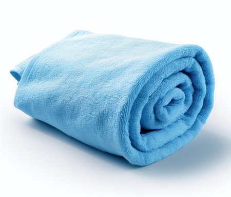 Blue Towel Background : Generative AIの素材